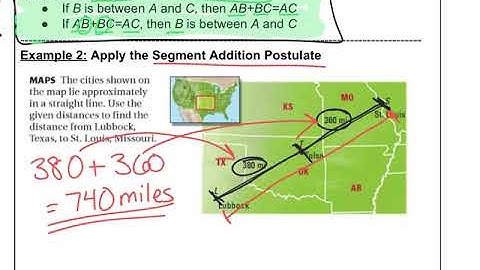 1.2 Use Segments and Congruence