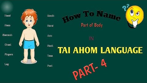 Learn Tai Ai || Aiton || Part of Body Part- 4.