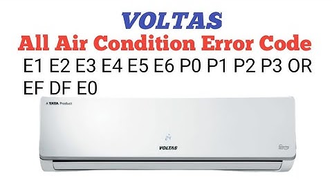 How to voltas air conditioner all error codes and solution,||volatas ac error codes, #repair,