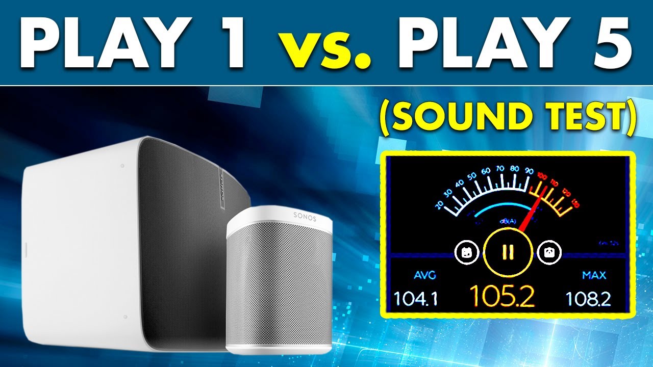 højde screech Monopol Sonos Play 5 vs. Play 1 - In Depth Sound Test - YouTube