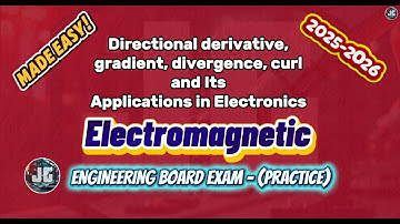 📘Directional derivative, gradient, divergence, curl 🚀Engineering Board Exam 2025-2026 #exam