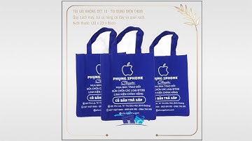 Giới Thiệu Túi Vải Không Dệt Đựng Điện Thoại Của Vinpack | HCM