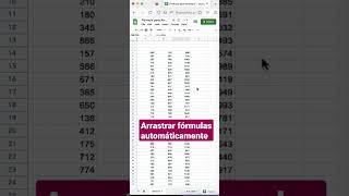 ARRASTRAR fórmulas AUTOMÁTICAMENTE #googlesheets screenshot 4