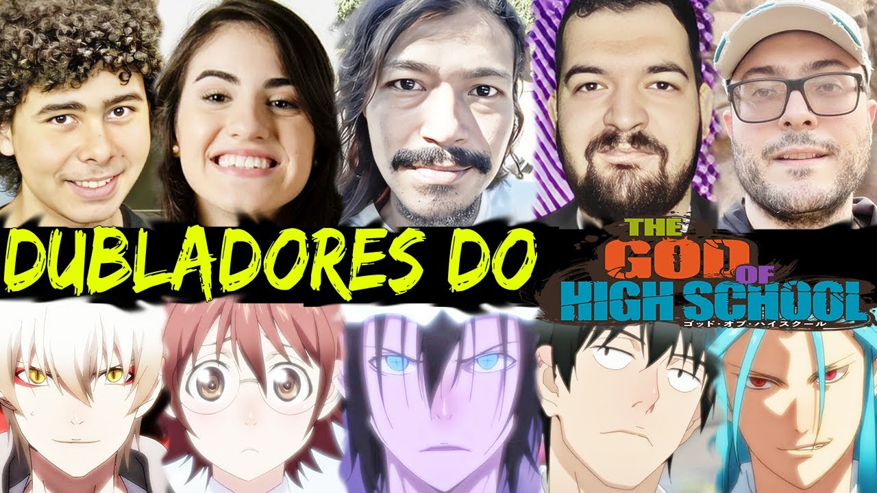 Todos os Dubladores Do Anime The God of High School #dubladores
