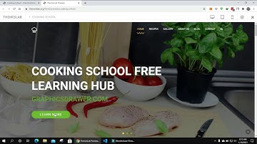 Cooking School: Free Bootstrap 4 HTML5 Recipe Website Template