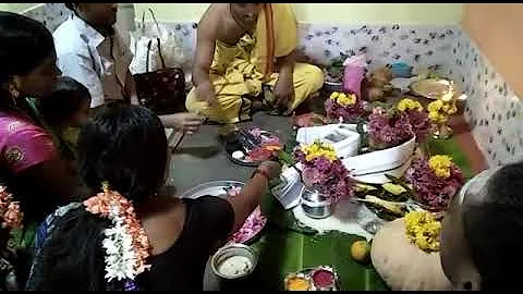 Navagrha Pooja at Kavita Rajanna house
