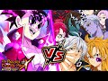 Zeldris VS EVERY Story BOSS in Seven Deadly Sins: Grand Cross (the relevant ones)