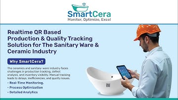 SmartCera QR Based Realtime tracking System for Sanitary Ware Industries
