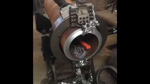 pipe cold beveling and cutting --Counter boring 10°+37.5°