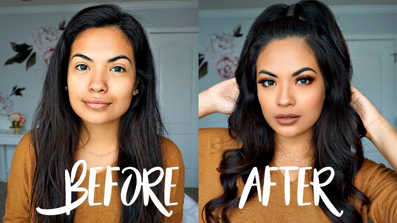 EASY FALL MAKEUP AND HAIR FOR BEGINNERS YouTube