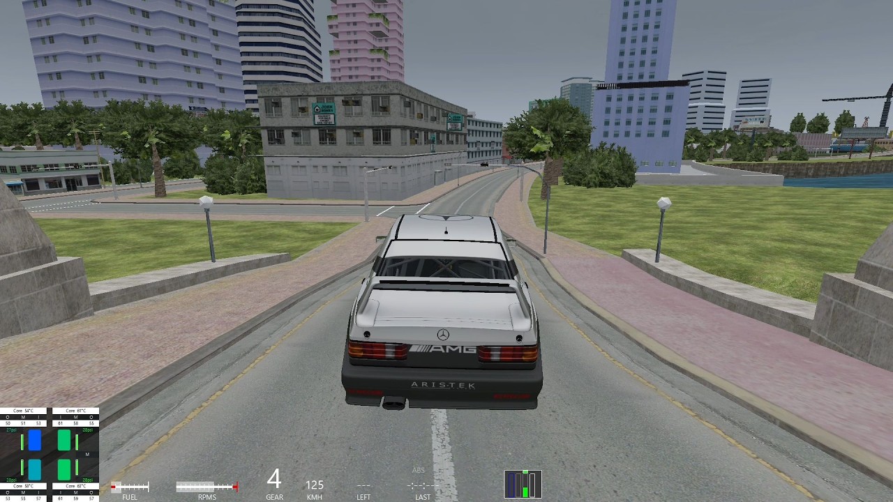 Assetto Corsa - GTA Vice City - Vice Street Racer 4 - Mercedes-Benz 190E EVO II