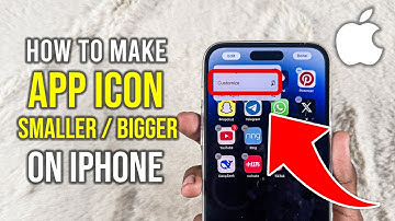 How To Make iPhone App Icons Smaller or Bigger