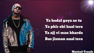 Besharam Bewaffa Song {Lyrics} - Divya k|B praak|Jaani|Tseries |New hindi song 2020|November