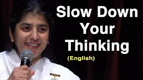 Slow Down Your Thinking: Part 1: BK Shivani at Sydney