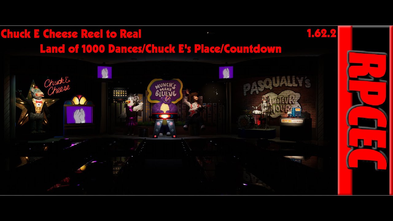 Chuck E Cheese Reel to Real Land of 1000 Dances + Chuck E's Place + Countdown (9/8/2022) (1.62.2)