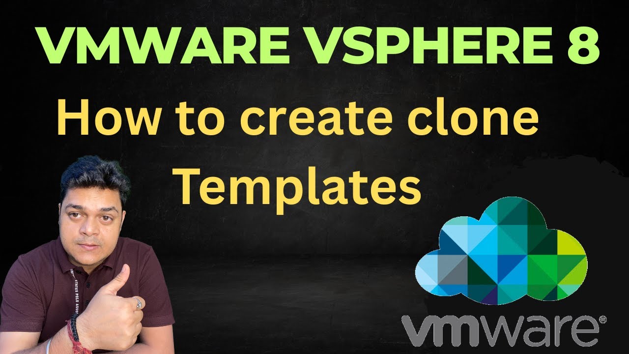 VMware vSphere 8.0 Live Session | Configure Clone and Template. - YouTube