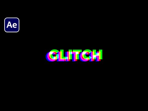 After Effects: Glitch Text Animation | FREE Project File