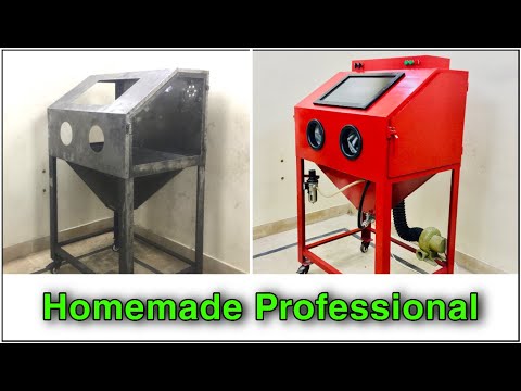 Homemade Professional Sandblasting Cabinet - DIY