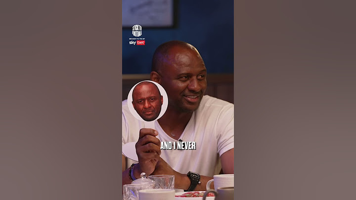 Savage from Patrick Vieira on Keano! 😅