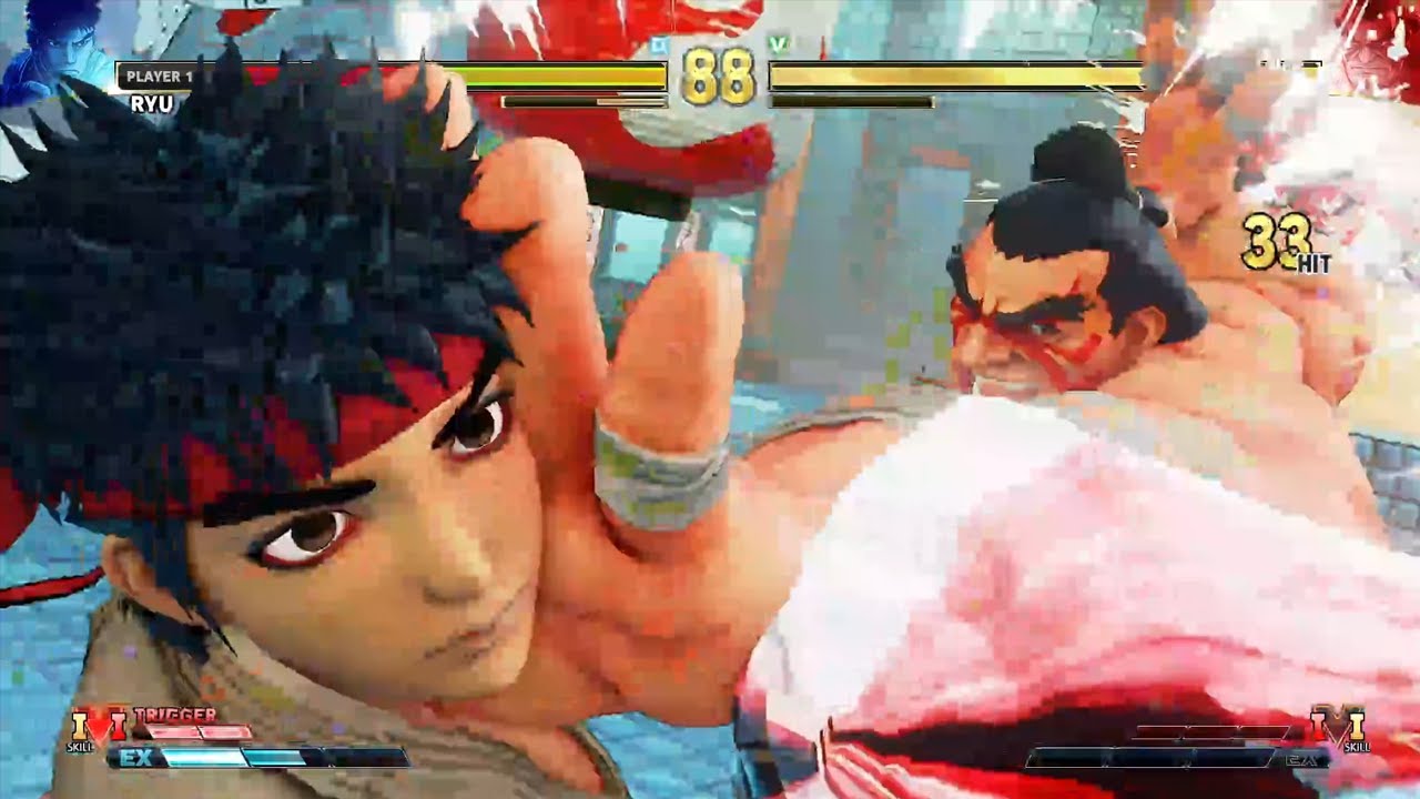 Female RYU - E. HONDA - Street Fighter V Champion Edition (HARDEST)