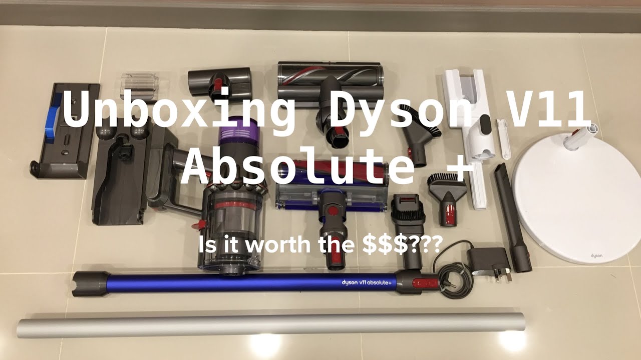 Unboxing Dyson V11 Absolute Plus Cordless Vacuum YouTube