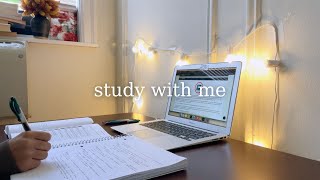 Study with me - 25 minutes, 5 minute break, with focus music - pomodoro