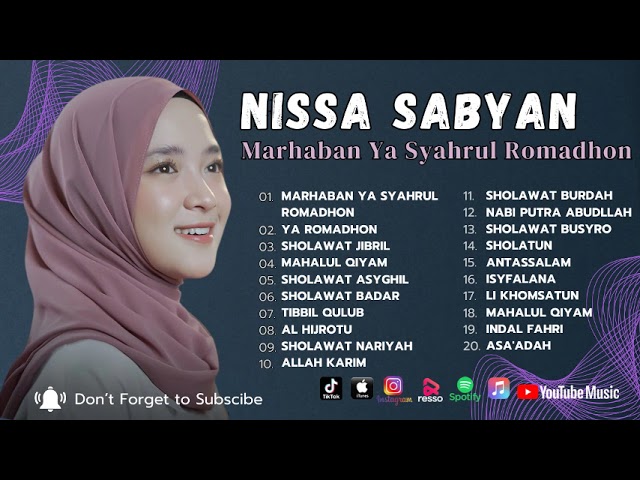 Nissa Sabyan - Marhaban Ya Syahru Romadhon - Ya Romadhon | Berkah Ramadhan | Sholawat Nabi Muhammad class=