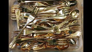 Gold Recovery from plated cutlery