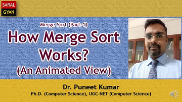 [SARAL GYAN] : How Merge Sort Works? An Animated View