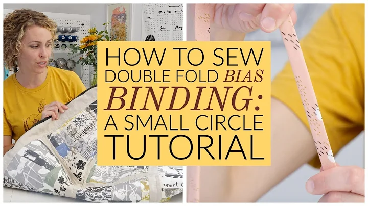 How To Sew Double Fold Bias Binding (Bias Tape): A Small Circle Tutorial