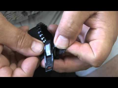 Installing a Zipper Slider or Puller on a