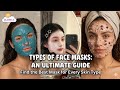 Types of Face Masks: 😱Which One is Right for You? (Dry, Oily, Sensitive Skin)#SelfCare #BeautyHacks