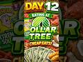 Day 12 Eating Only At Dollar Tree #shorts #snacks #foodie #candy #viral