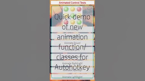 AutHotkey GUI Button animations