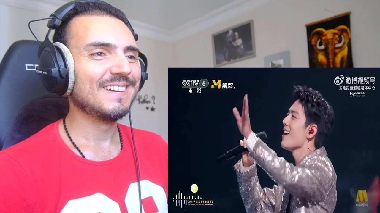 Сяо Чжань «Отпусти прошлое по ветру» Реакция на восход Луны в районе залива Сан-Франциско в 2024 ...