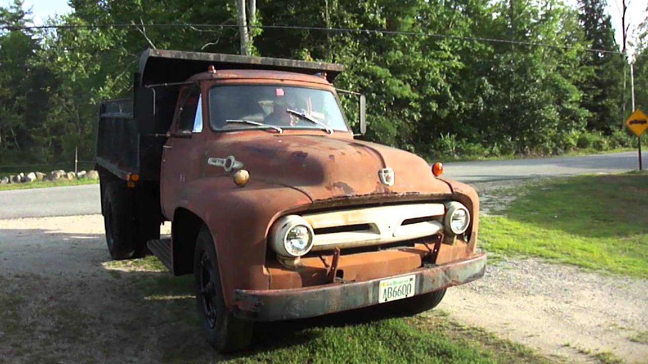 Jim's Vintage Ford Dump Truck - YouTube
