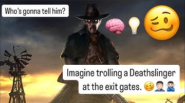 Rookie mistake, Don’t Troll a Slinger at the exit gates.