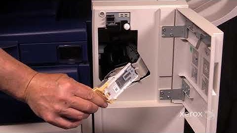 Xerox® WorkCentre® 5335 Family Replacing the Staple Cartridge in the LX Finisher