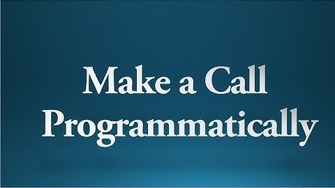 Android tutorial for beginners - 87 - How to make a phone call programmatically
