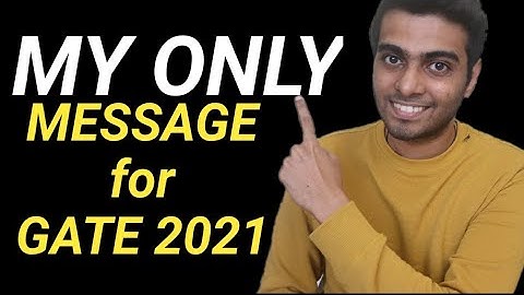GATE 2021 aspirant WATCH FULL VIDEO !