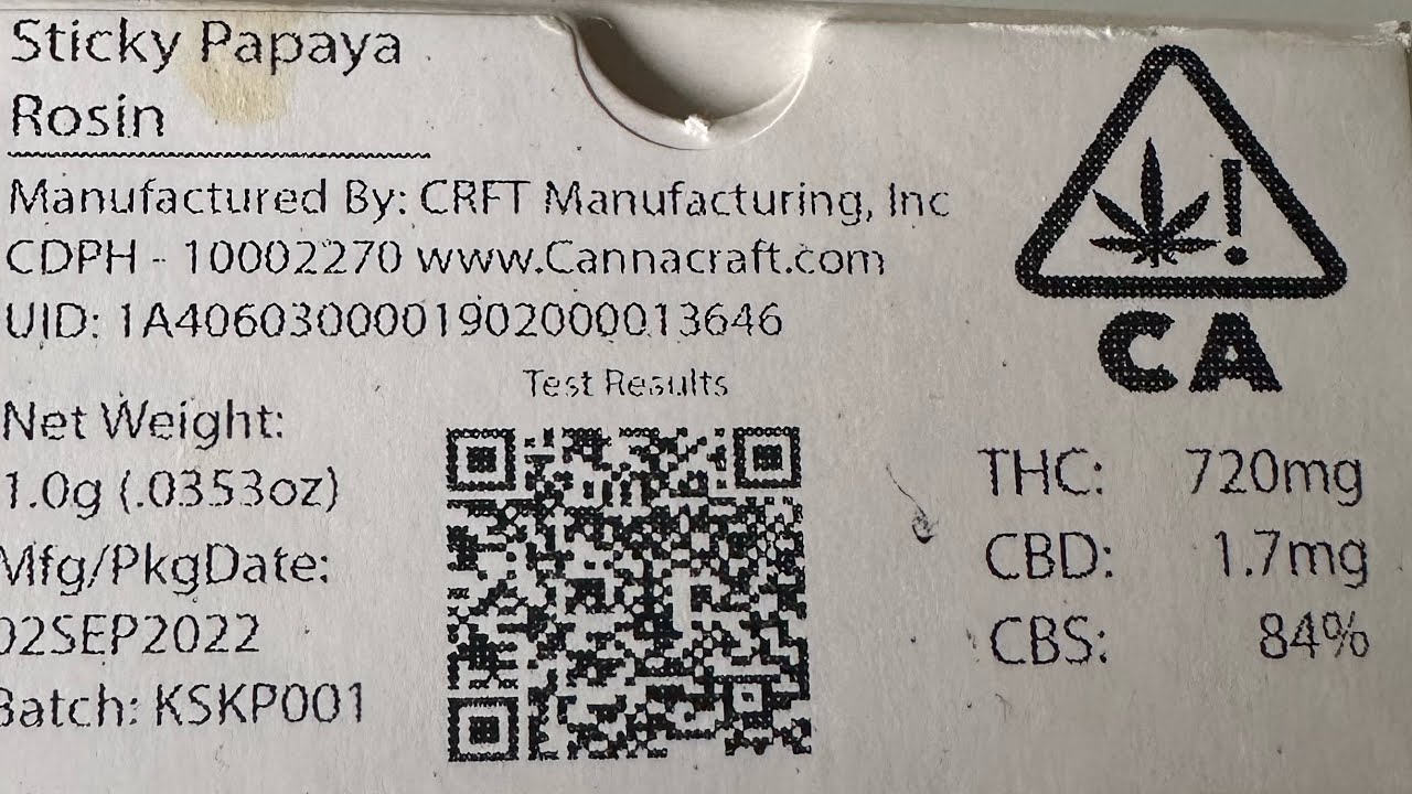 Kalya - Sticky Papaya Rosin