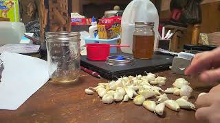 Fermented garlic and honey making and benefits