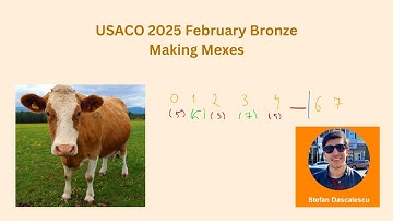 USACO February 2025 Bronze Problem 2 - Making Mexes - Solution