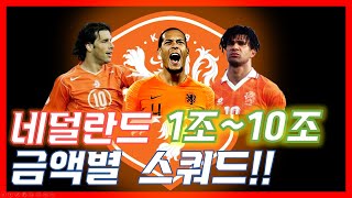 네덜란드 금액별 금카 스쿼드 1조~10조 [FC온라인]