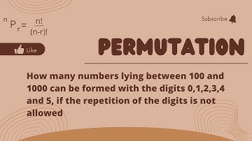How many numbers lying between 100 and 1000 can be formed with the digits 0,1,2,3,4 and 5