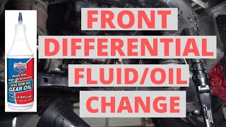 Toyota 4runner Front Differential Gear Oil Fluid Change