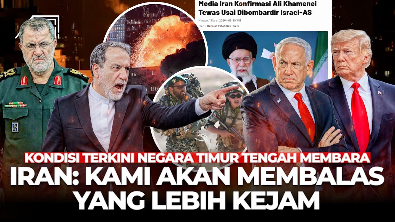 Khamenei Meninggal Dunia Iran Nyatakan Perang Panjang Lawan Israel AS! Bersumpah Musnahkan Tel Aviv