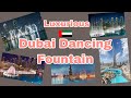 Dubai dancing fountain uae