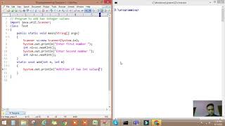 Java program to add two numbers