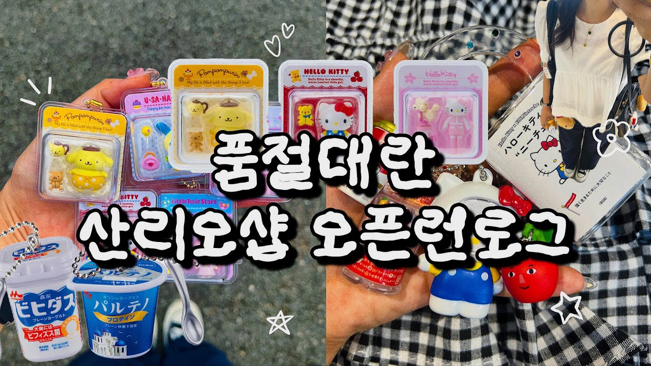 산리오 품절대란🎀 핫템 사러 시부야에서 하라주쿠까지 오픈런 하는 영상❣️